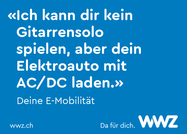 Kampagne WWZ E-Mobilität